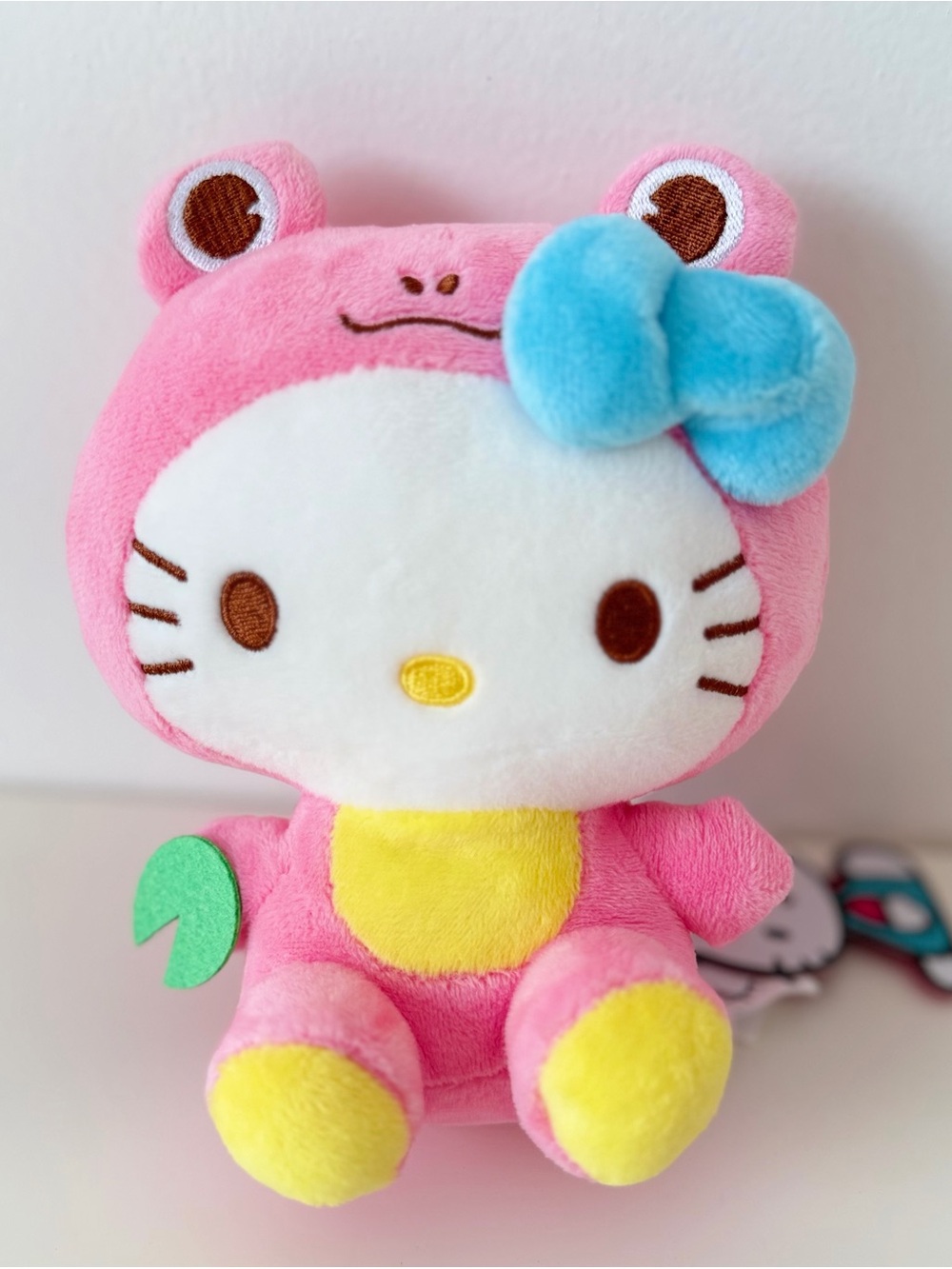 Hello Kitty Frog Costume Plush 7" – Pink (New with Tags)